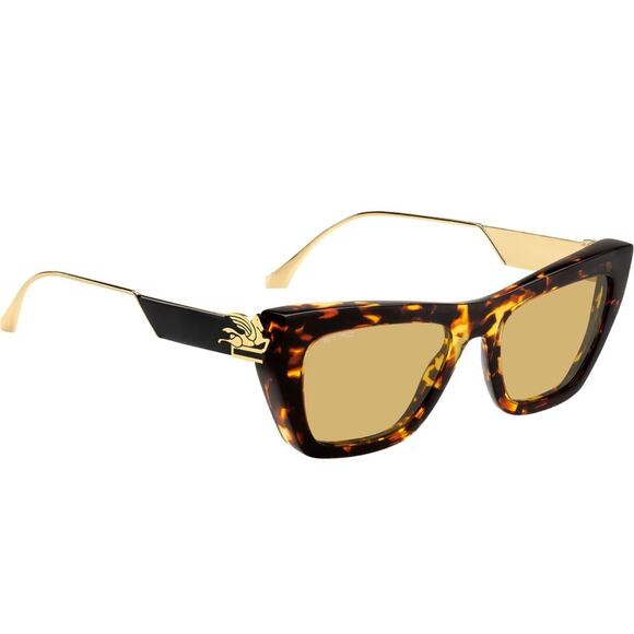New! Etro ETRO0028/S 0086HO Elegant Havana Cat-Eye Sunglasses, Authentic main image 7